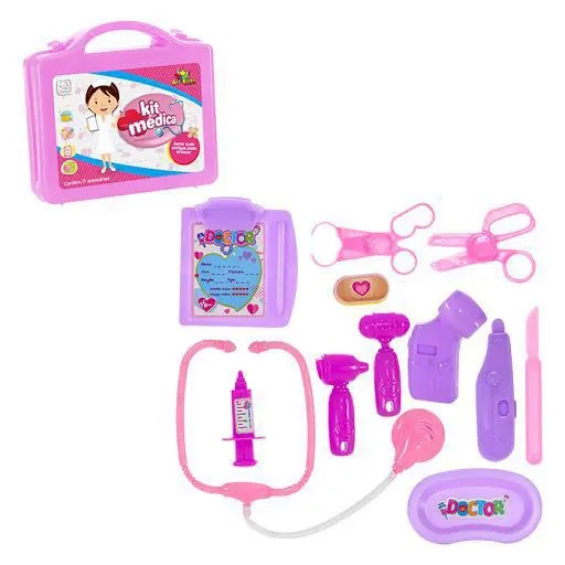 Kit Medico Infantil Maleta Com 11 Pçs - ZB538