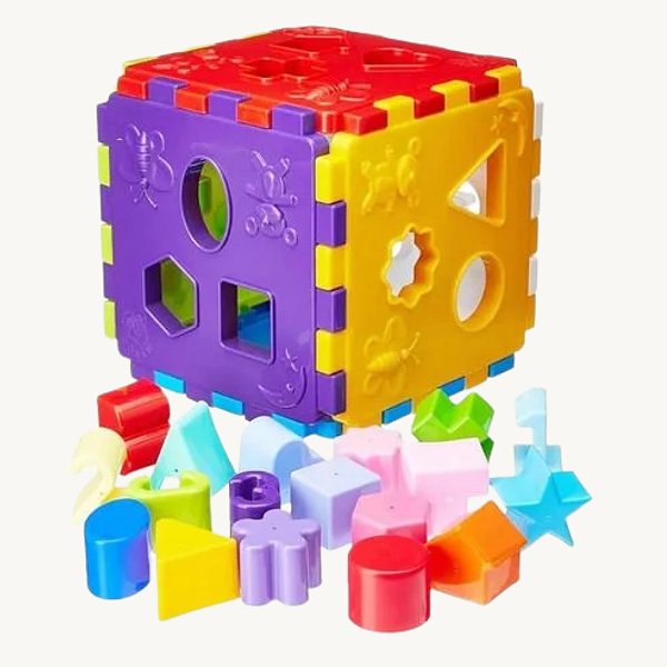 Brinquedo Educativo Cubo Didático 18 Peças - 403
