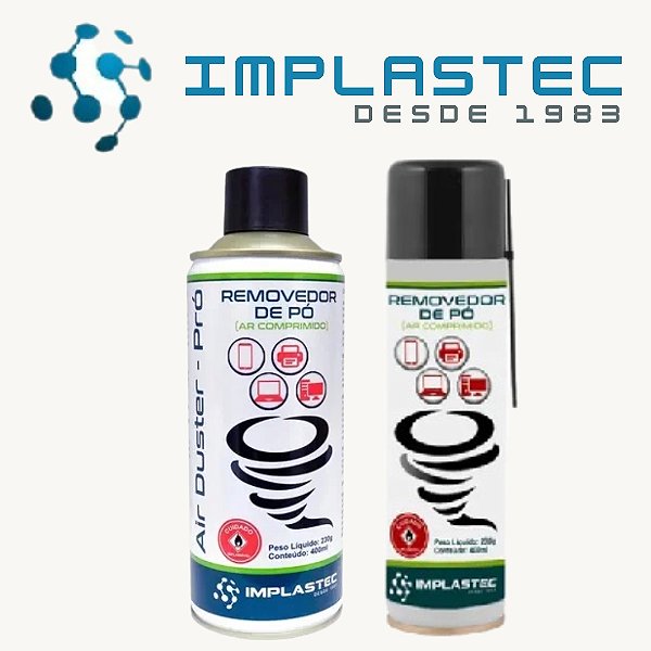 Ar Comprimido Removedor De Pó 230g 400ml - Implastec - 20012