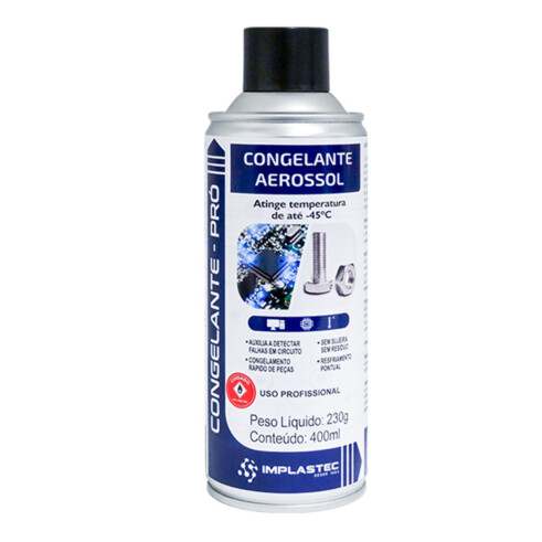 Congelante Aerossol Pro 230g 400ml - Implastec - 23012