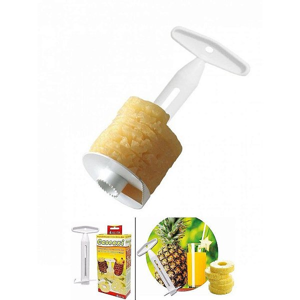 Descascador Cortador de Abacaxi Super Prático - CAX01
