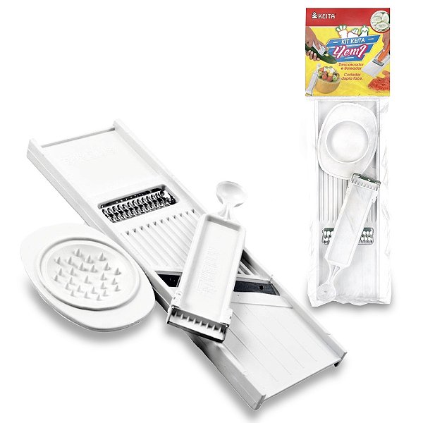 Kit Fatiador, Descascador e Boleador 4 em 1 - Keita - KP02