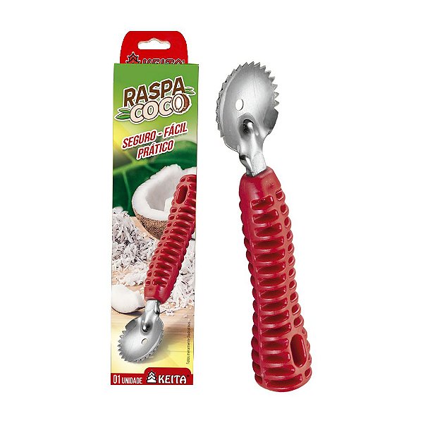 Raspa Coco Inox Com Cabo Reforçado - Keita - RC01