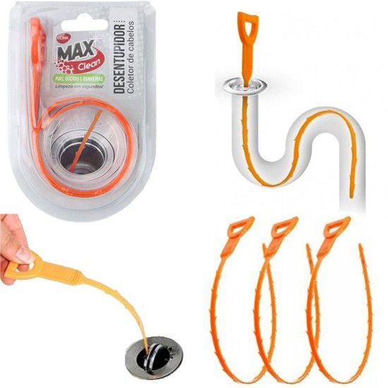 Desentupidor Coletor de Cabelos 50cm - Clink - CK4200