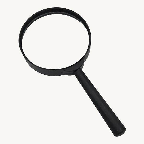 Lupa de Mão 100mm Lente de Aumento - DT1805