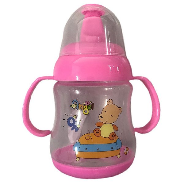 Copo Baby Infantil de Plástico 300ML com Bico - COP-90 Azul