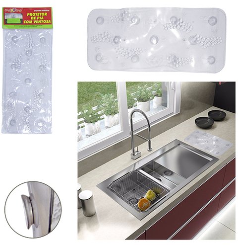 Protetor de Pia para Cozinha com Ventosa - 053