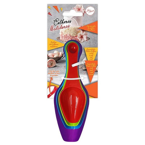 Conjunto De Colher Medidora Com Bico 4 Pçs - ZU775