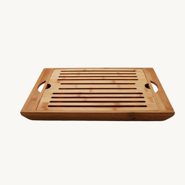 Migalheira de Bambu Bandeja para Pães Bolos - D0826