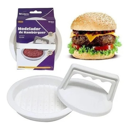 Modelador de Hambúrguer 13cm - HAM-06