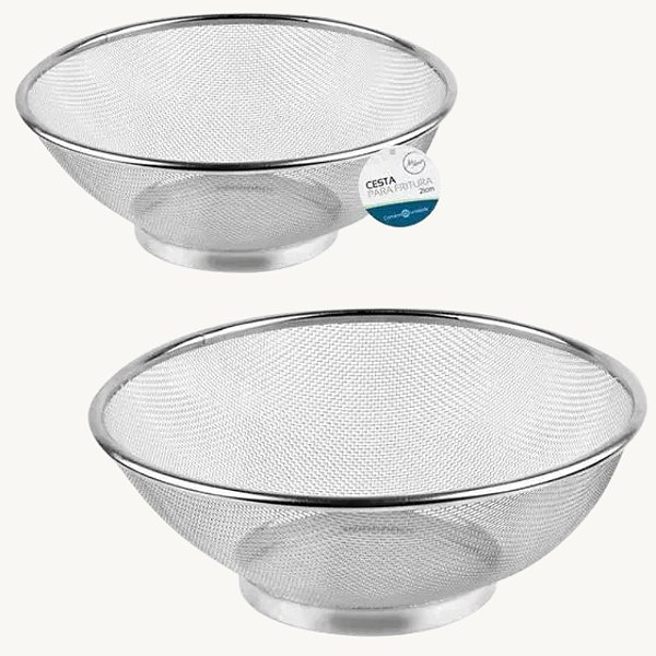 Cesto Multiuso Para Fritura 18cm - ECO22056