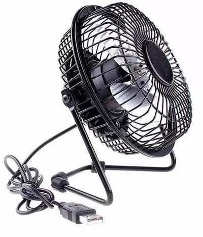Mini Ventilador De Mesa Recarregável Usb - LS-906