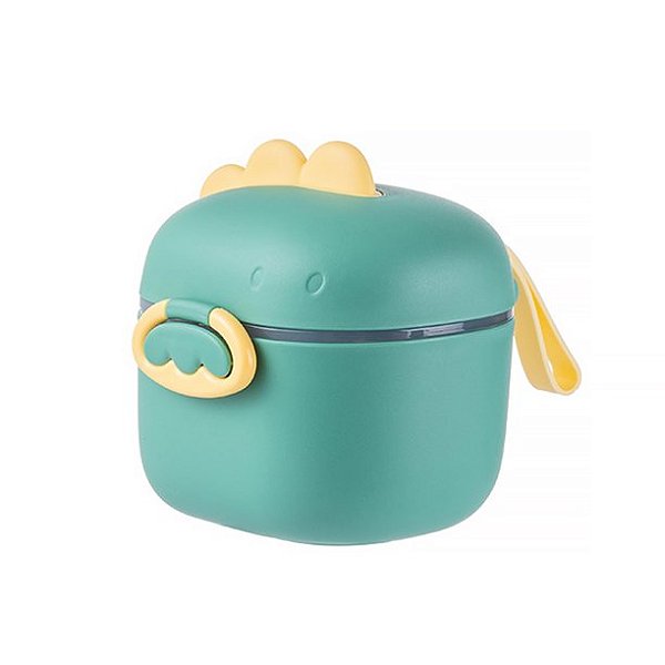 Porta Leite em Pó Dino com Trava e Colher 400ml - B-1332A