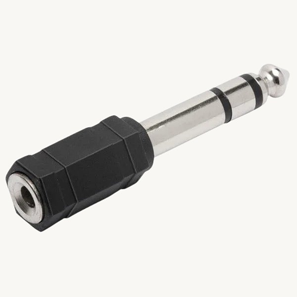 Adaptador P2 Fêmea Stereo X P10 Macho Stereo - XT-559