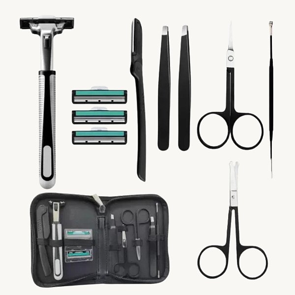 Kit De Sobrancelha Com 10 Pçs - LE-1927