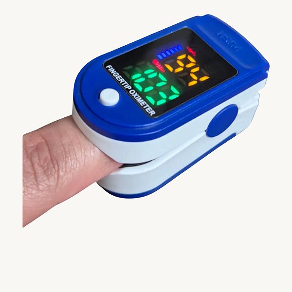 Oxímetro Digital de Dedo Medidor de Saturação de Oxigênio