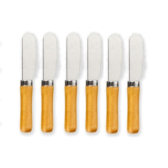 Kit Espátulas De Inox - 6 Pçs - AG1031