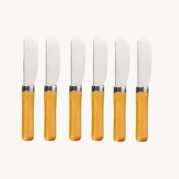 Kit Espátulas De Inox - 6 Pçs - AG1031