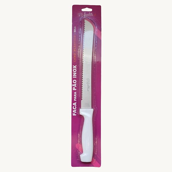 Faca para Pão em Inox 32cm - UCO196
