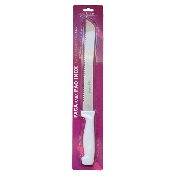 Faca para Pão em Inox 32cm - UCO196
