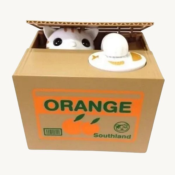 Cofre Gatinho Rouba Moeda - AG8768