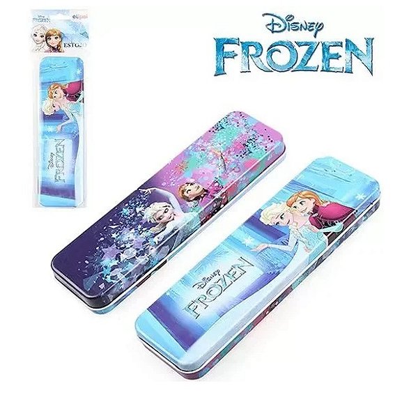 Estojo Escolar Lata de Metal Frozen - DYP-022