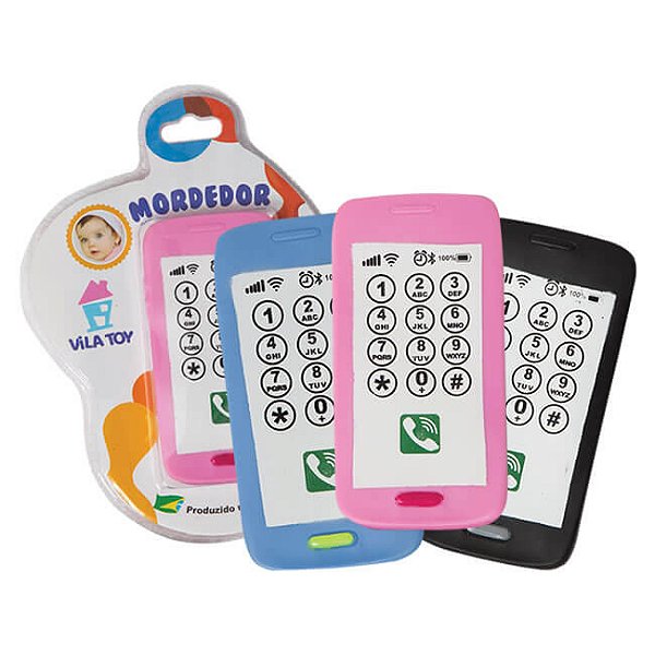 Mordedor Celular Smartphone Para Bebe 12cm - 100-60