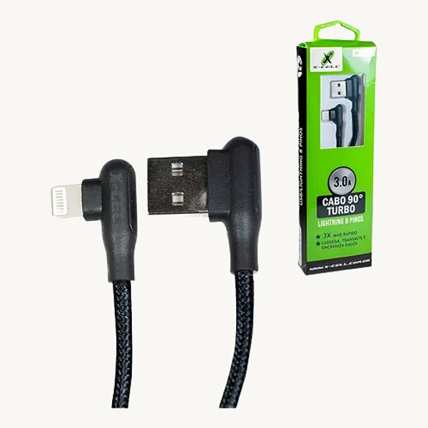 Carregador 90` Turbo Lightning -XC-CD-39 - X-Cell - DS Tools