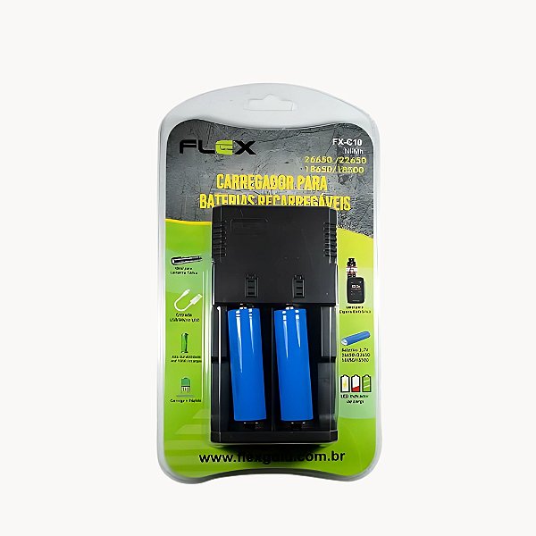 Carregador para Bateria Recarregável - FX-C10- DS TOOLS