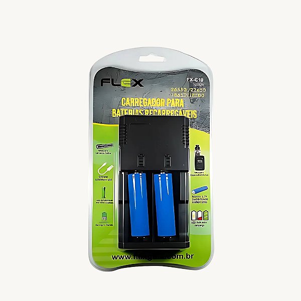 Carregador para Bateria Recarregável - FX-C10- DS TOOLS