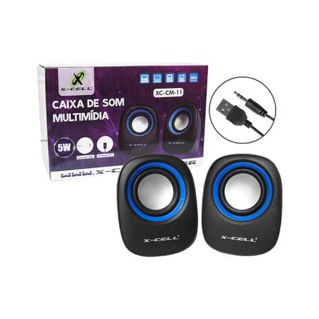 Caixa de Som Multimidia 5W - XC-CM-11 - X-CELL