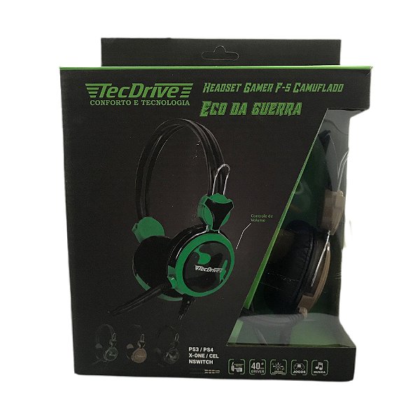 Headset Gamer P3 Multiplataforma - F-5  X-Cell