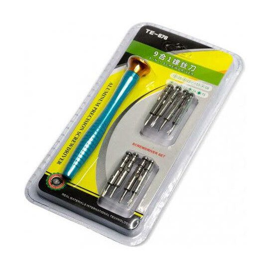 Conjunto de Chave de Fenda 8 Em 1 para Conserto de Smartphones em Geral XC-KC-676