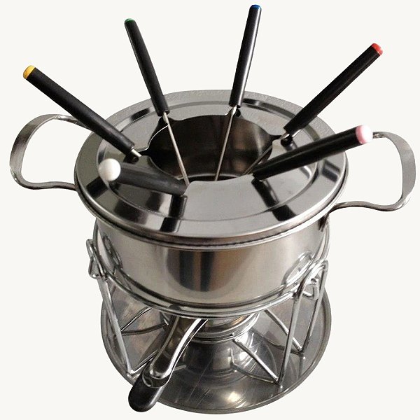 Jogo de Fondue Inox - 11 Peças AG 9057