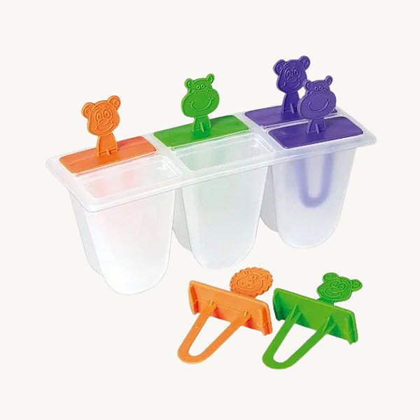 Forma de Picolé 6 unidades Sorvete Caseiro Palito Fácil - 10.21.00