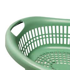 Mini Cesto Oval Multiuso Plástico com Alça REF 415
