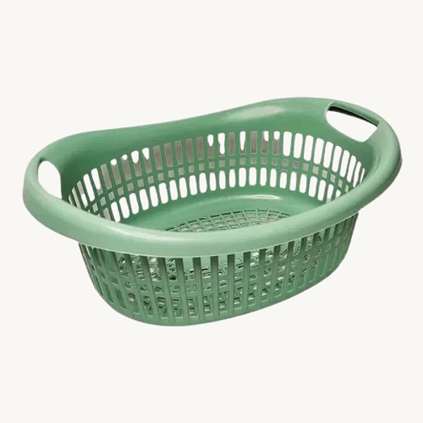 Mini Cesto Oval Multiuso Plástico com Alça REF 415