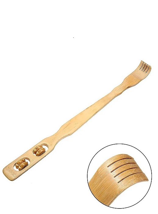 Cocador Massageador Corporal Manual de  Madeira Maderoterapia 2 em 1 Anti Stress Ref: 1171