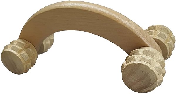 Massageador de Madeira Carrinho com 4 Rodas DT0857