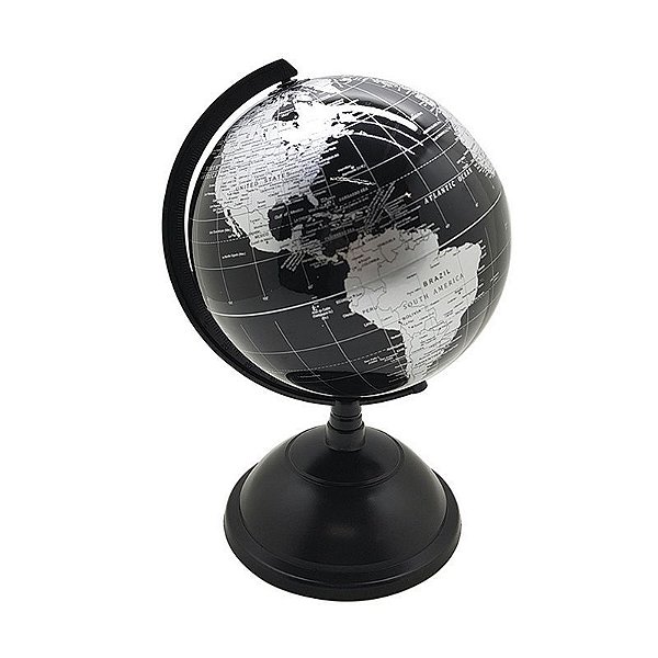 Globo Terrestre Diametro 20cm/8" Altura com a base 30cm H200