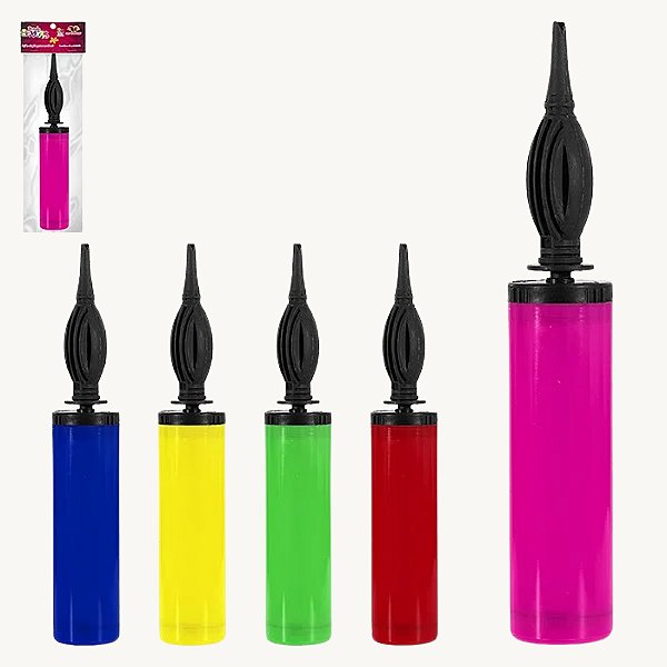 Bomba P/ Encher Bexigas Cores Sortidas