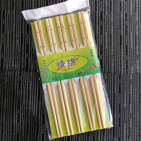 Kit Hashi de Bambu 10 pares - BJ6604