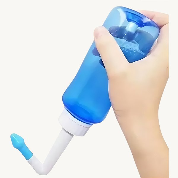 Dispositivo para Lavagem Nasal com Bico de Silicone, Irrigador Nasal W1-67