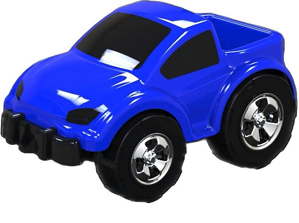 Carrinho Pick Up de Plastico Grande Colorido