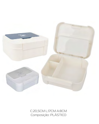 Porta Comprimidos de Plástico 20,5x17x8cm UOR081