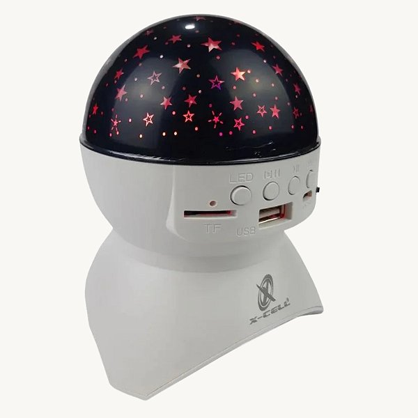 Caixa de Som com Globo Led de Estrelas XC-XL-14 X-Cell