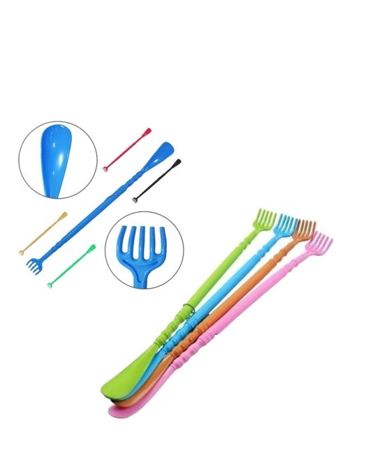 Coçador Com Calçadeira 2x1 48cm, ideal para idosos. Cores Sortidas Ref: 7217 / DT1338C