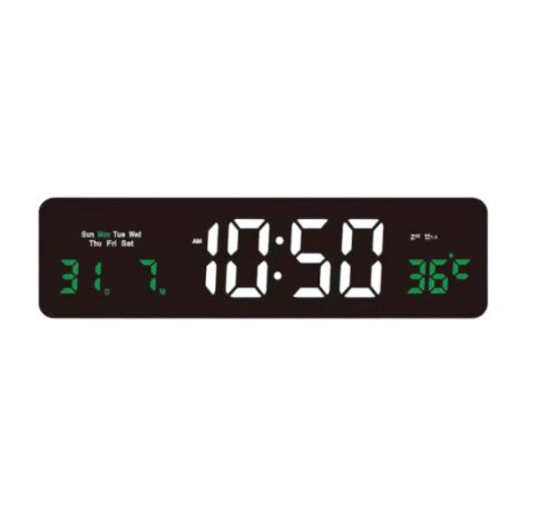 Relógio Digital de LED de parede ou de mesa Calendário HM5450 - Não vem controle