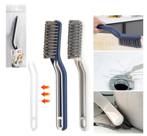 ESCOVA MULTIUSO OVAL COM PINCA + CABO PLASTICO ES8046