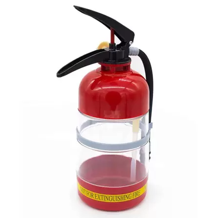 Coqueteleira de Plástico Modelo Extintor 1,5ml Ideal para Bares e Restaurantes, Porta Bebidas HM6843